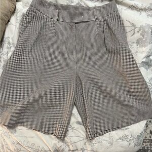 REMAIN BIRGER CHRISTENSEN
Kit Check Knee-length Shorts In Brown new without tags